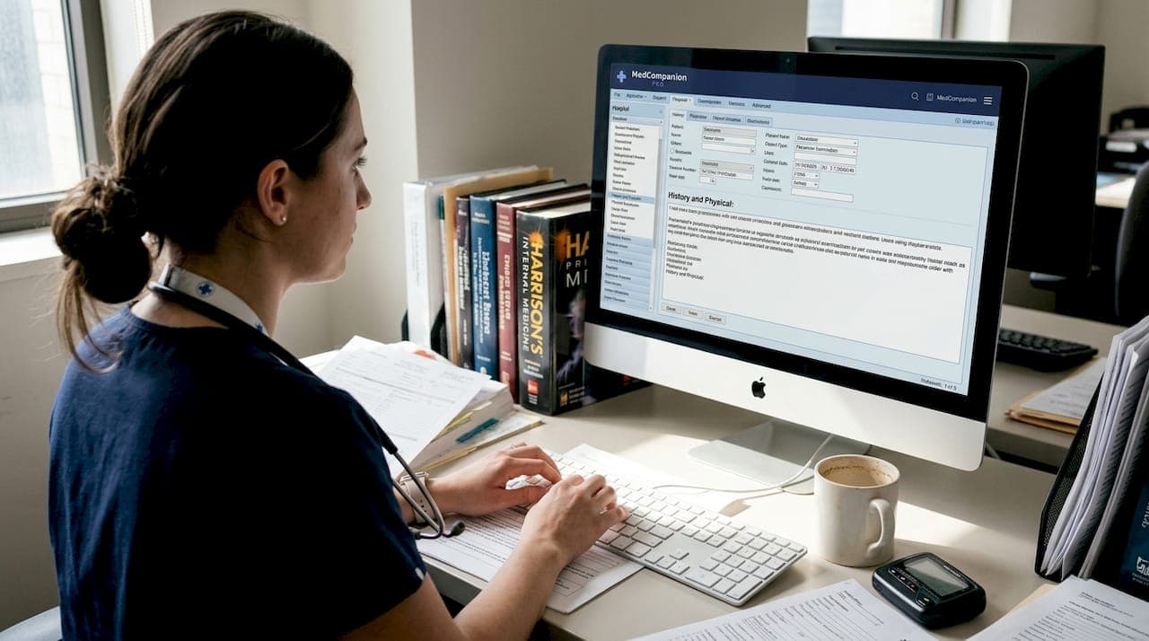 Examples of medical documentation to improve skills